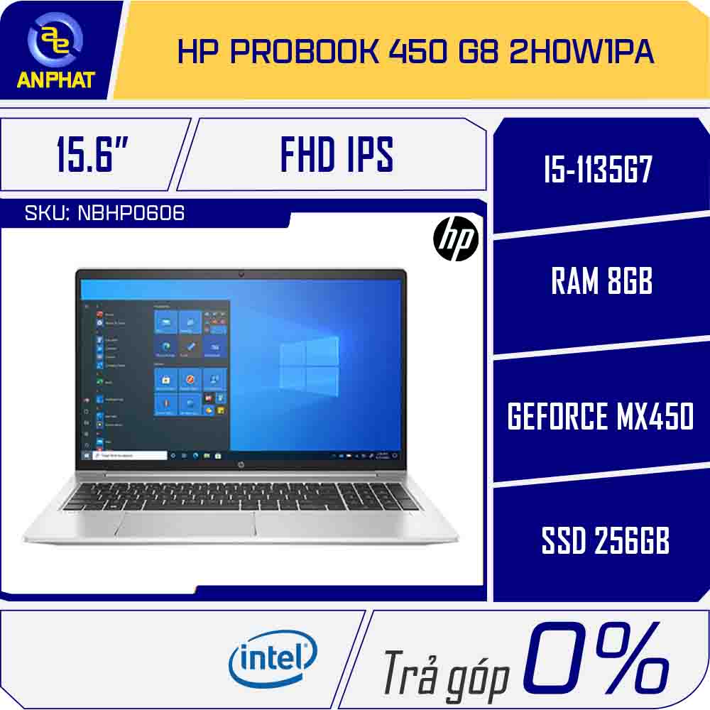 Laptop Hp Probook 450 G8 2h0w1pa Chính Hãng 7156