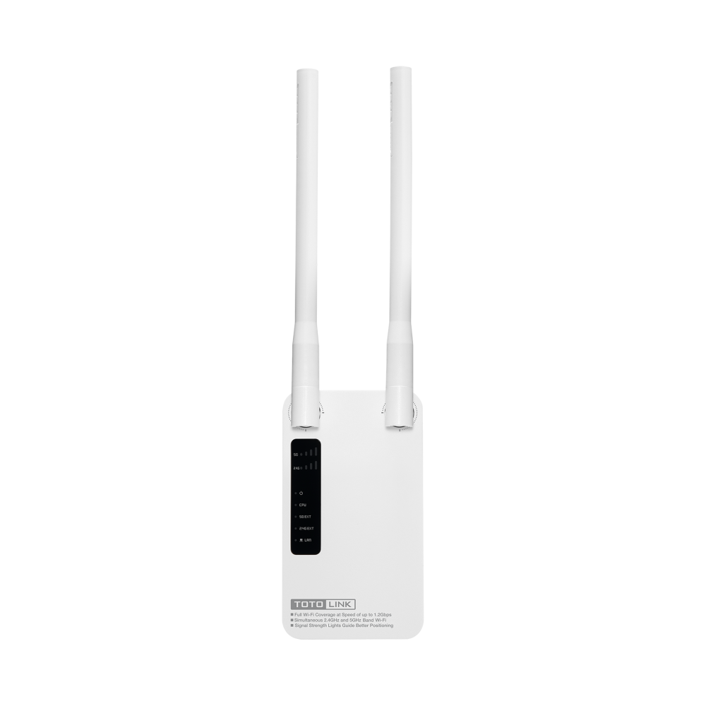 Totolink EX1200M băng tần kép AC1200 gợi ý nâng cấp khi cần tốc độ cao