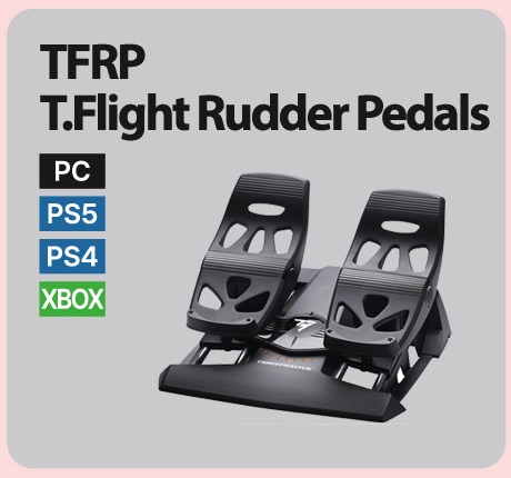 Bàn đạp pedal lái máy bay Thrustmaster TFRP WW RUDDER - Thương hiệu Châu âu ( France )