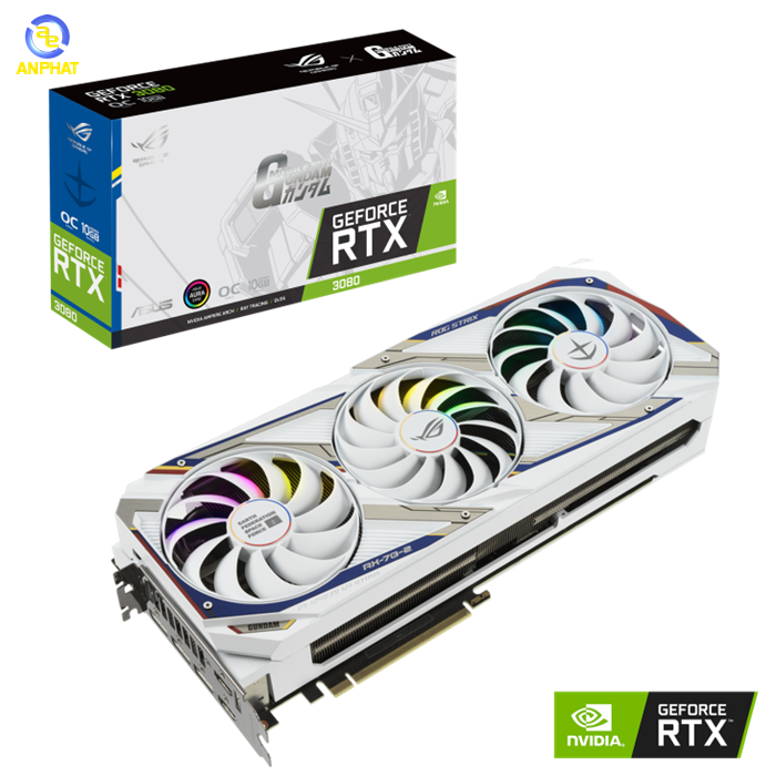 VGA ASUS ROG Strix GeForce RTX 3080 GUNDAM EDITION (ROG-STRIX-RTX3080-O10G-GUNDAM)