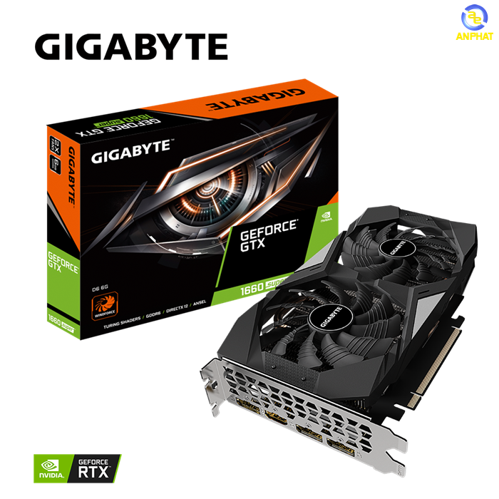 VGA GIGABYTE GeForce GTX 1660 SUPER D6 6G (GV-N166SD6-6GD)
