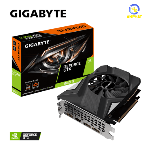 VGA GIGABYTE GeForce GTX 1660 Ti MINI ITX OC 6G (GV-N166TIXOC-6GD)