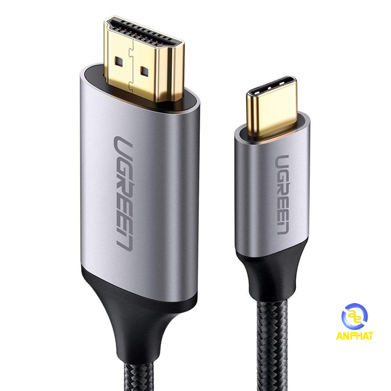 Cáp USB Type-C to HDMI hỗ trợ 4K,3D dài 1,5m chính hãng Ugreen 50570