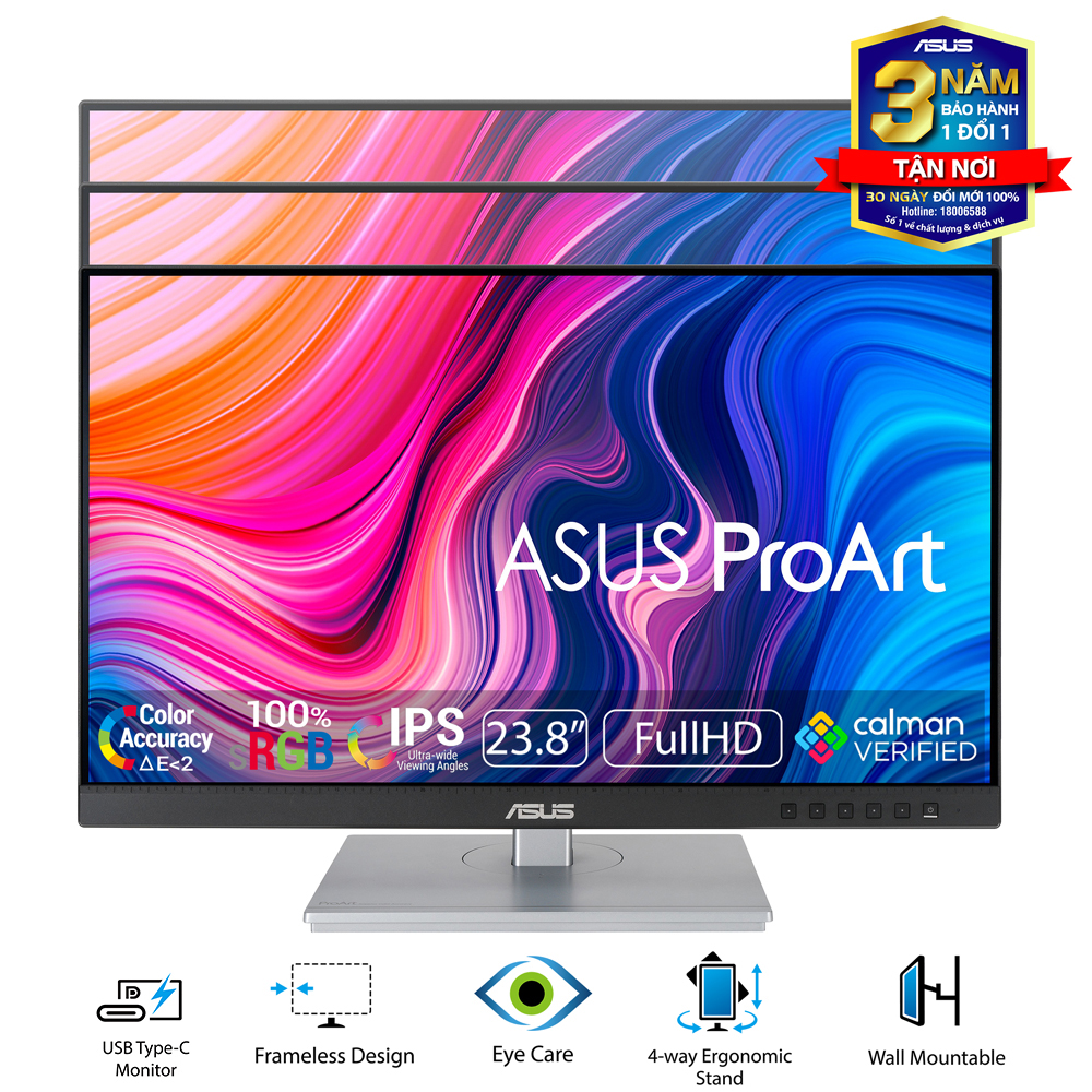 Màn Hình ASUS ProArt PA247CV (23.8 inch - FHD - IPS - 75Hz - 5ms