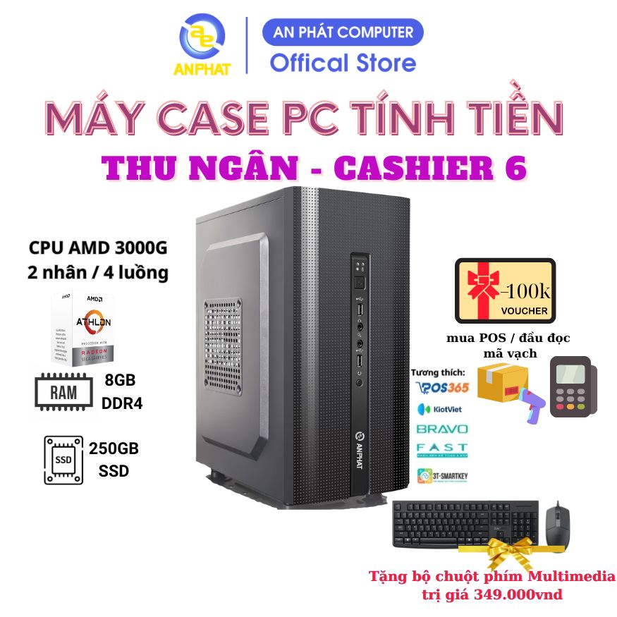 Máy tính văn phòng PCAP Office AMD Athlon 02 - An Phát Computer