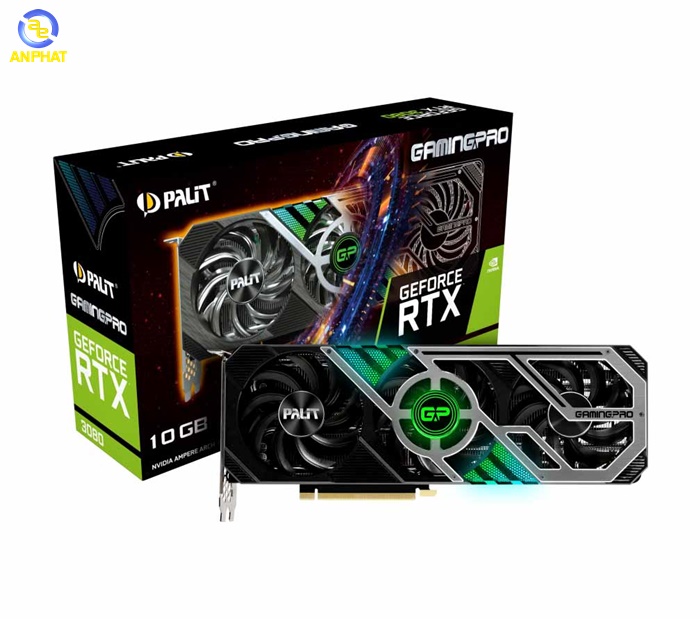 グラフィックボード・グラボ・ビデオカード PALIT GAMINGPRO GEFORCE RTX3080 10GB LHR VGA Palit GeForce RTX 3080 GamingPro (NED3080019IA-132AA)