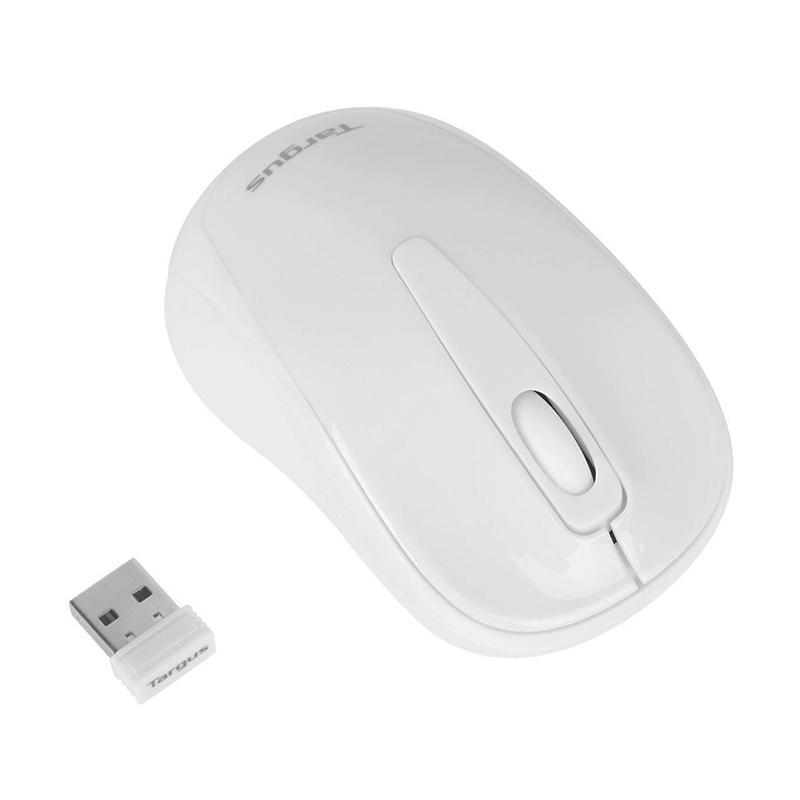 Chuột không dây Targus W600 Wireless Optical Mouse White (AMW60001AP-52)