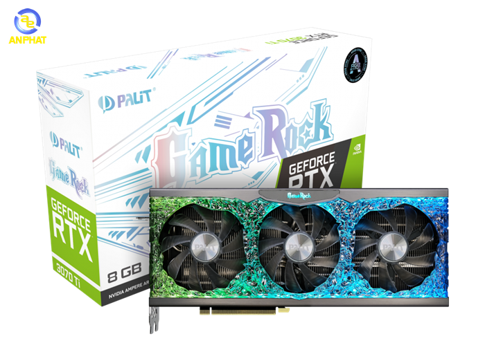 VGA Palit GeForce RTX 3070 Ti GameRock 8GB GDDR6X (NED307T019P2-1047G)