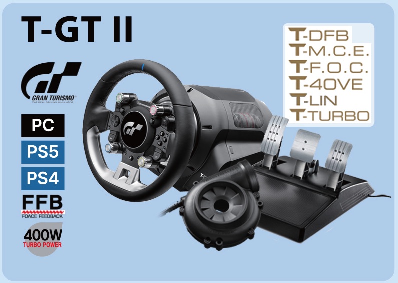 Vô lăng ThrustMaster T-GT 2 II Edition (Support PS5 / PC) - TGT2 Wheel -  Thương hiệu Châu