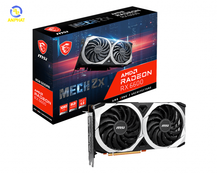 VGA MSI Radeon RX 6600 MECH 2X 8GB GDDR6