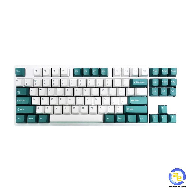 Bàn phím cơ FL-Esports F11G Pro Aqua Green Wireless Gateron Pro Yellow switch