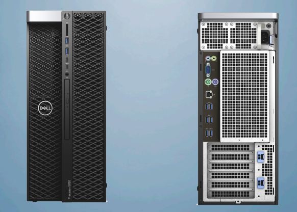 Workstation Dell Precision 5820 Tower XCTO 42PT58DW25 (Xeon W-2223/16GB  (2x8GB) RAM/1TB HDD/P620/DVDRW/K+M/Win 10 Pro)