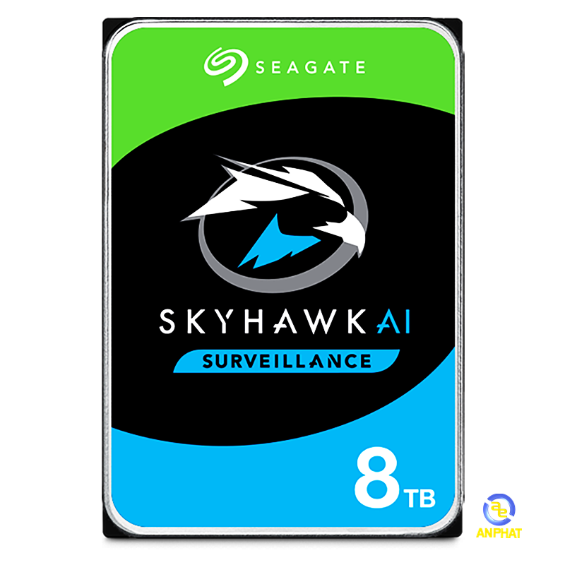 Ổ cứng Seagate Skyhawk AI 8 TB 3.5'' ST8000VE001 (Chuyên dụng cho Camera)