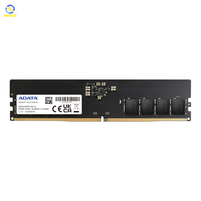 Ram ADATA 16GB (1x16GB) DDR5 4800Mhz (AD5U480016G-S)