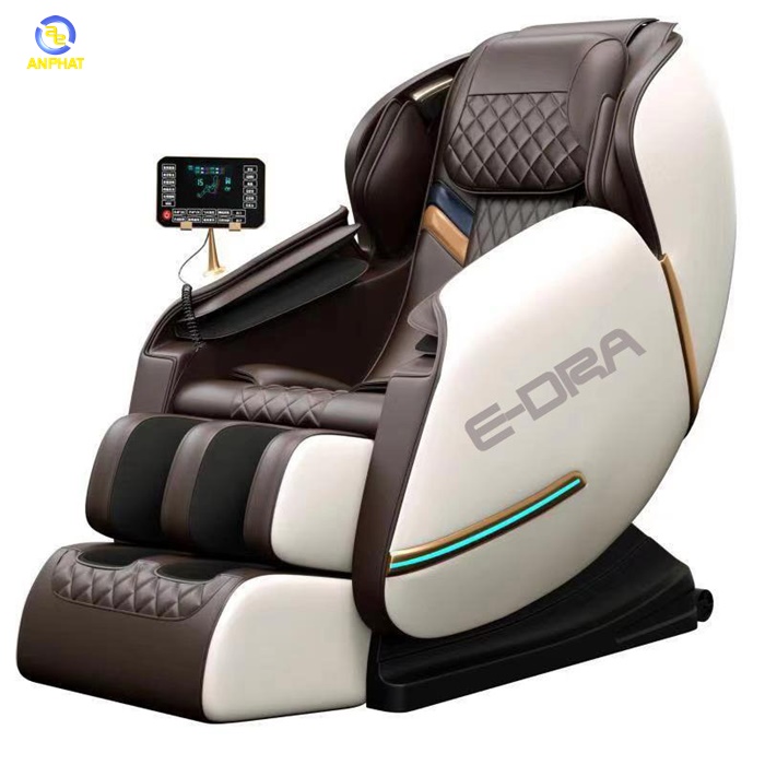 Ghế Massage Luxury E-Dra -Hestia EMC101 - Màu Trắng Nâu