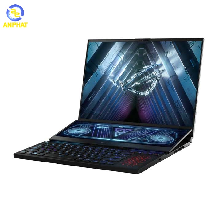 Laptop Asus ROG Zephyrus Duo 16 GX650RX-LO023W (Ryzen™ 9-6980HX 32GB  2TB SSD RTX 3080Ti 16GB 16-inch WQXGA Win 11 Đen)
