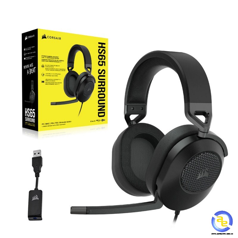 Tai nghe Corsair HS65 7.1 Carbon