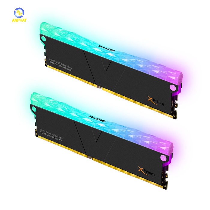 Ram V-Color DDR5 32GB (2x16GB) 6000MHz Manta XPrism RGB U-DlMM