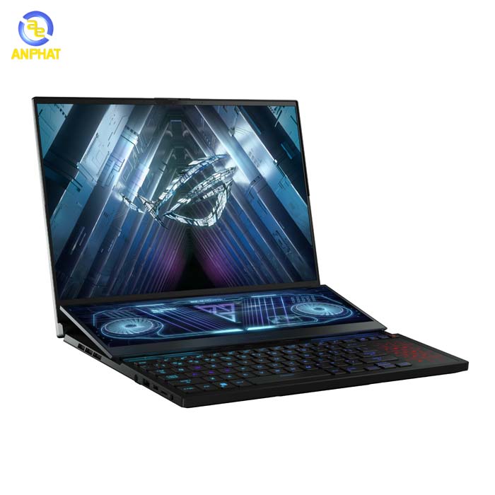 Laptop Asus ROG Zephyrus Duo 16 là một chiếc laptop đặc biệt với thiết kế độc đáo, hàng loạt tính năng hiện đại và đẳng cấp phục vụ tốt cho các bạn làm việc và chơi game. Hãy xem hình ảnh liên quan để bắt đầu khám phá những đặc điểm tuyệt vời của chiếc laptop này.