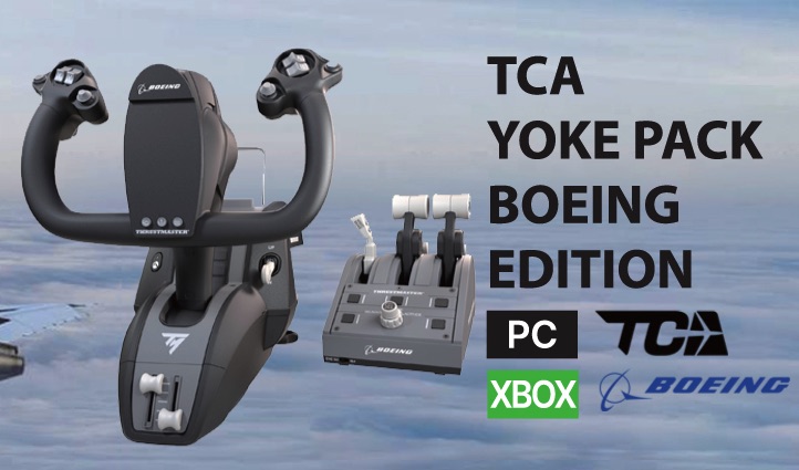 Cần lái máy bay Joystick Thrustmaster TCA Yoke PACK Phiên bản Boeing (Xbox Series X / S, PC)