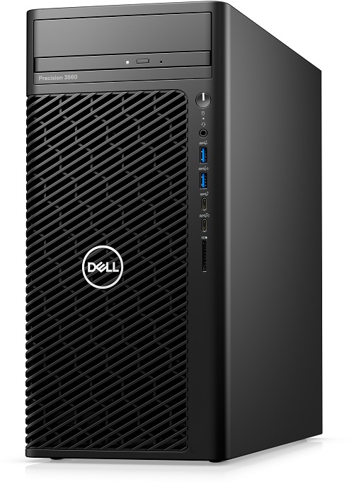 Máy tính trạm Dell Precision 3660 Tower 70287692 (i7-12700/ 16GB/ 1TB/  DVDRW/ T600 4GB/ KB_M/ 300W PSU/ Ubuntu/ 3Yr)