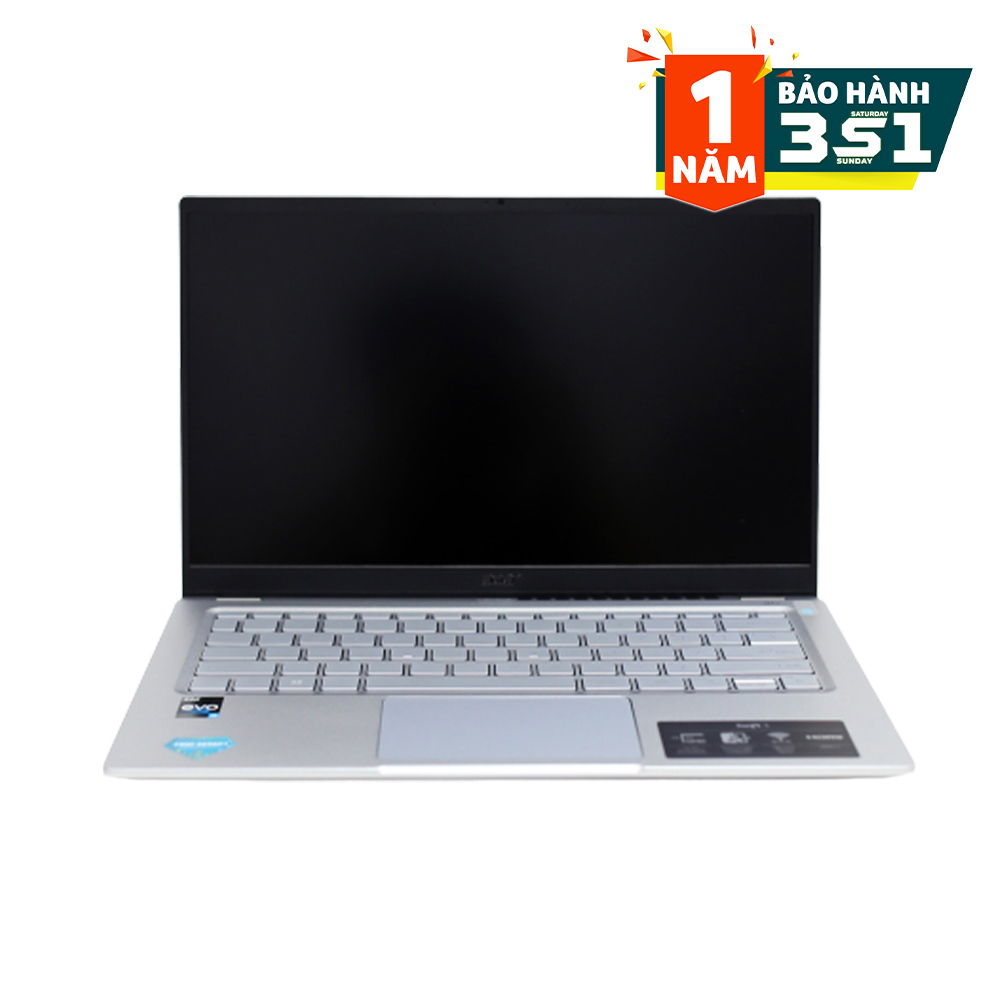 Laptop Acer Swift 3 SF314-512-56QN NX.K0FSV.002 (Core i5-1240P | 16GB | 512GB | Intel Iris Xe | 14 inch QHD IPS | Win 11 | Bạc)