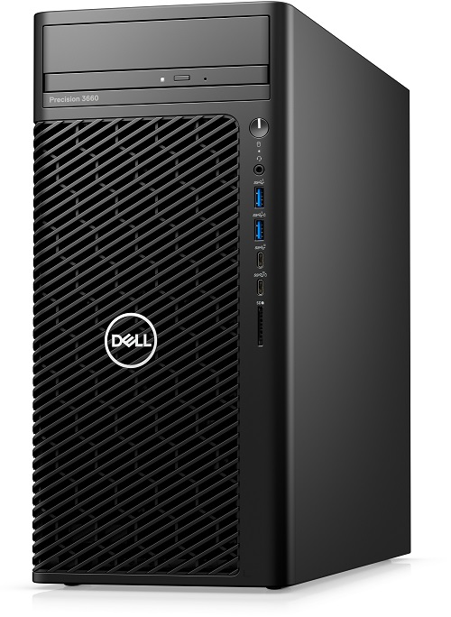 Máy tính trạm Dell Precision 3660 Tower 42PT3660D05 (i9-12900 | 16GB (2x8GB) | 1TB + 256GB SSD | VGA T400 4GB | 300W | 3Yr | Dos)