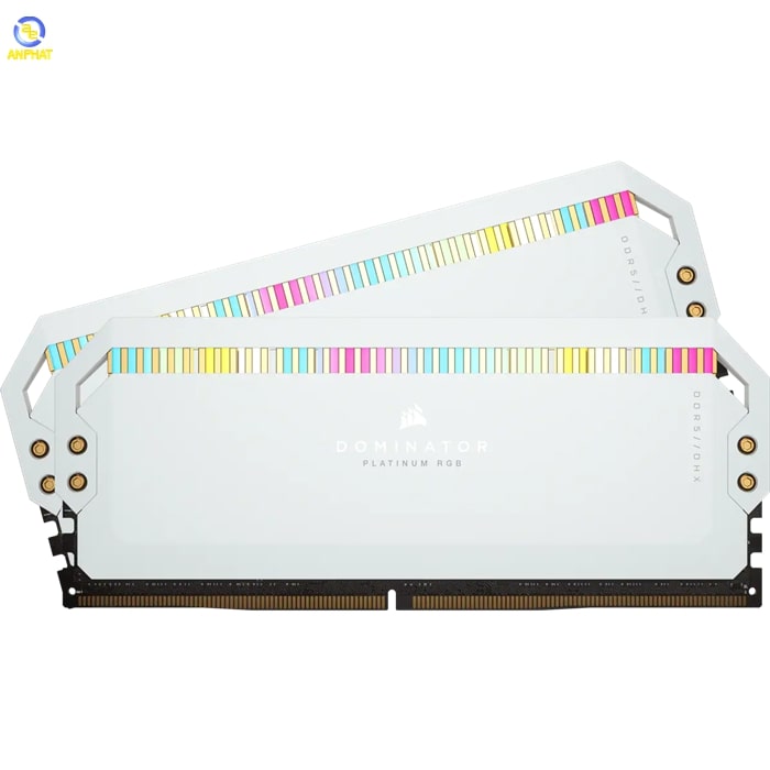 RAM CORSAIR DOMINATOR® PLATINUM RGB White 64GB (2x32GB) DDR5 5200Mhz (CMT64GX5M2B5200C40W)