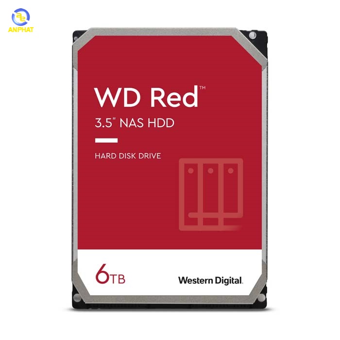 Ổ cứng Western Digital Red Plus 6TB 3.5 inch 256MB Cache 5400RPM WD60EFPX