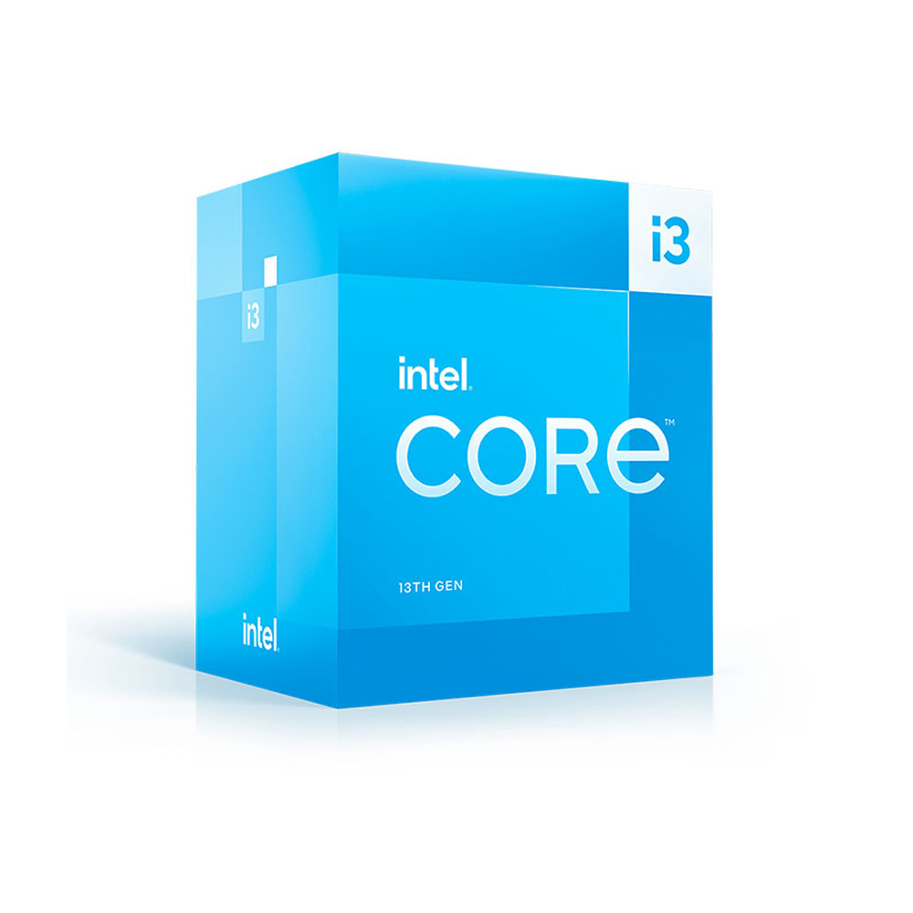 CPU Intel Core i3 13100F (Intel LGA1700 - 4 Core - 8 Thread - Base 3.4Ghz - Turbo 4.5Ghz - Cache 12MB - No iGPU)