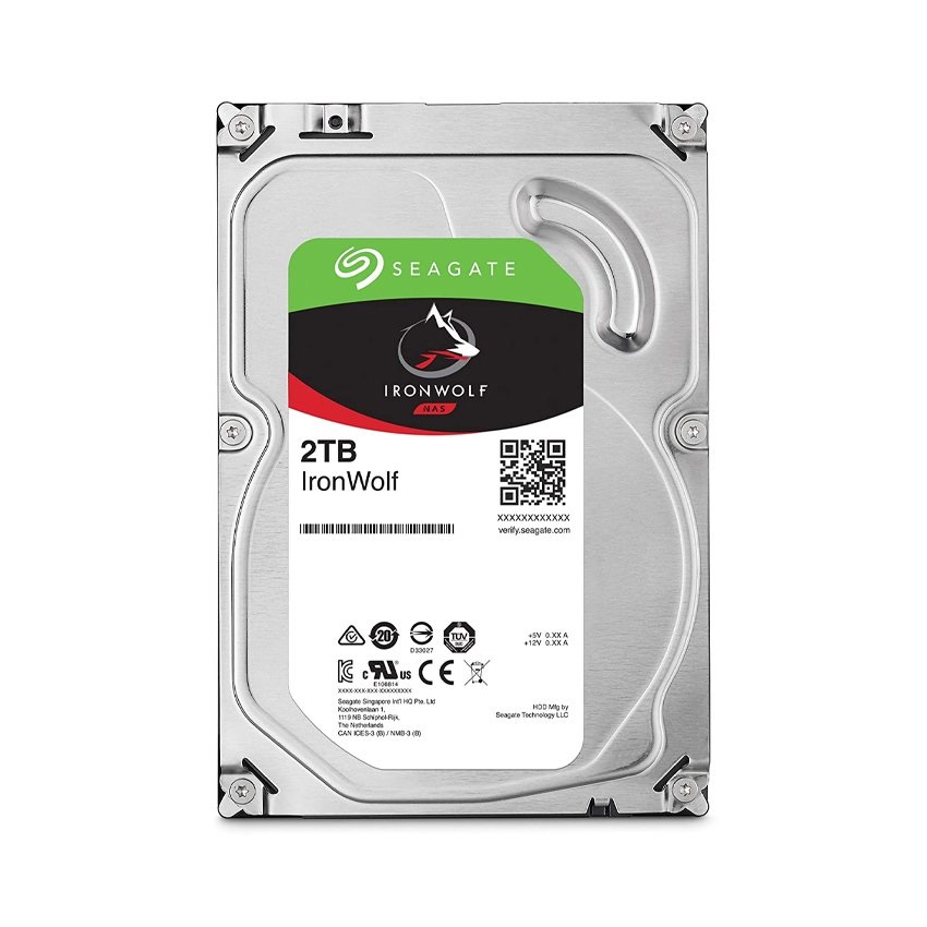 Ổ CỨNG SEAGATE IRONWOLF 2TB NAS SATA 5400RPM (ST2000VN003)