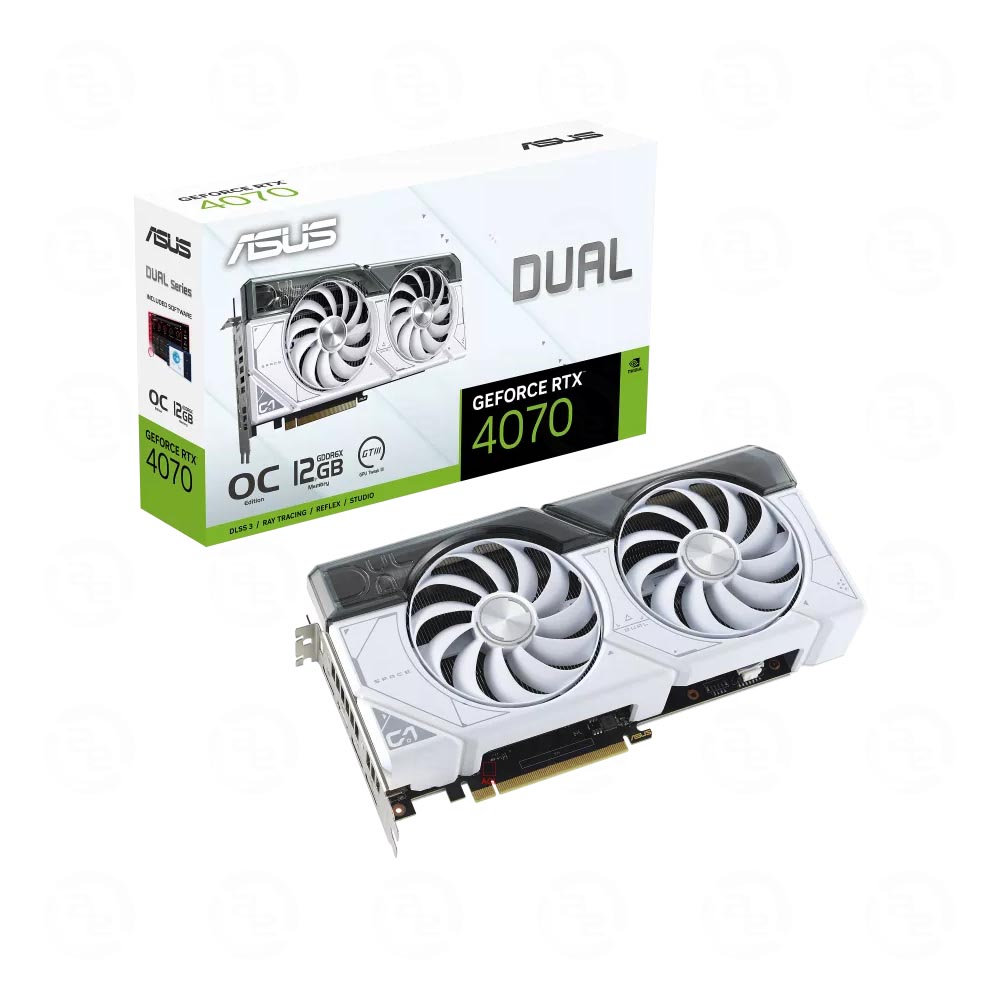 VGA Asus Dual RTX 4070 OC 12GB White