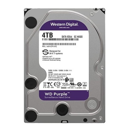 Ổ cứng Western Digital Purple 4TB 256MB Cache 5400RPM WD43PURZ