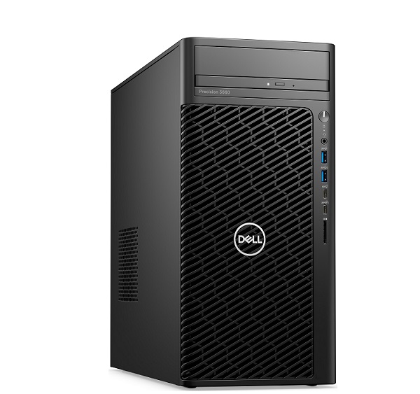 Máy tính trạm Workstation Dell Precision 3660 Tower (i7-12700 | 16GB DDR5 | SSD 256GB _1TB HDD 3.5 | T400 4GB | DVDRW | 300W | KB_M | DOS | 3Yr) _ 71010146