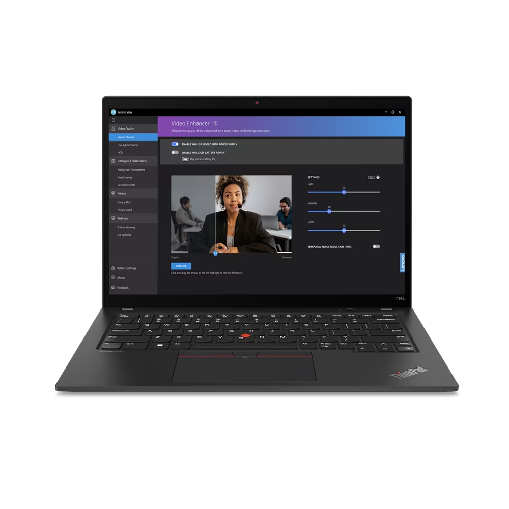 Laptop Lenovo ThinkPad T14s Gen 4 21F60082VA (Core i7-1355U | 16GB | 512GB | Intel Iris Xe Graphics | 14 inch 2.2K | No-Os | Đen)