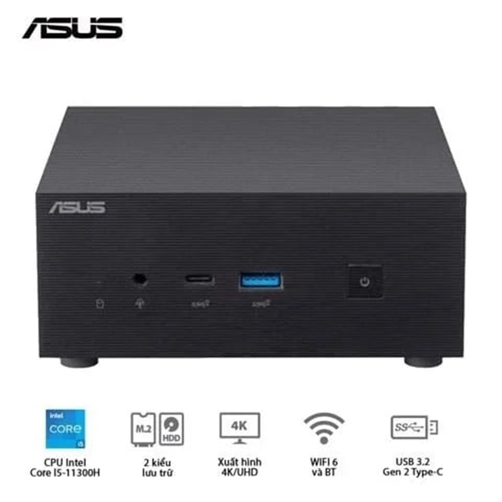 Mini PC Asus NUC PN63-S1-B-S5025MV ( i5-11300H | Wi-Fi 6 | BT5.0 | LAN | 90W | noOS | ĐEN)