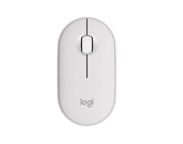 Chuột không dây Logitech PEBBLE MOUSE 2 M350S Wireless/ Bluetooth màu trắng 910-006986