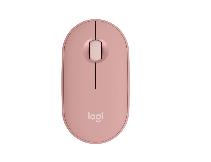 Chuột không dây Logitech PEBBLE MOUSE 2 M350S Wireless/ Bluetooth màu hồng 910-006987