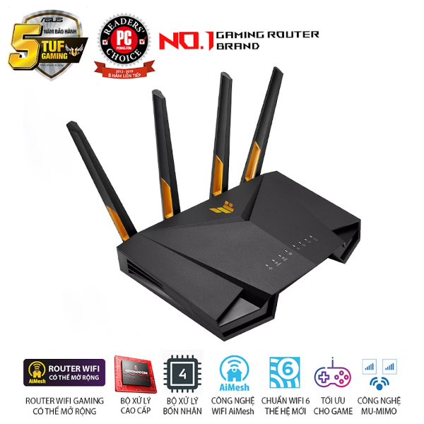 ASUS TUF GAMING Pro AX4200Q Gigabit WiFi 6 2.4G 5G Wireless Router 4200Mbps