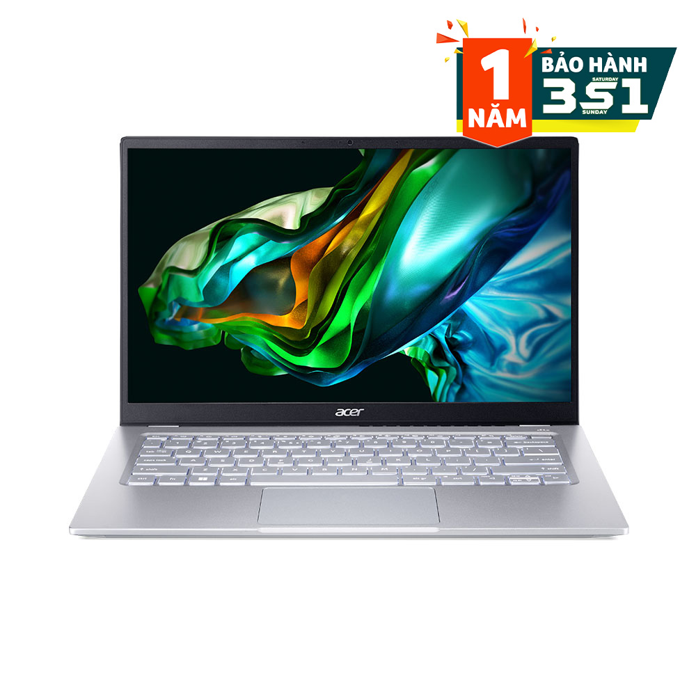 Laptop Acer Swift Go 14 SFG14-41-R5JK NX.KG3SV.002 (AMD Ryzen 5 7530U | 16GB | 1TB | AMD Redeon | 14 inch FHD | Win 11 | Bạc)
