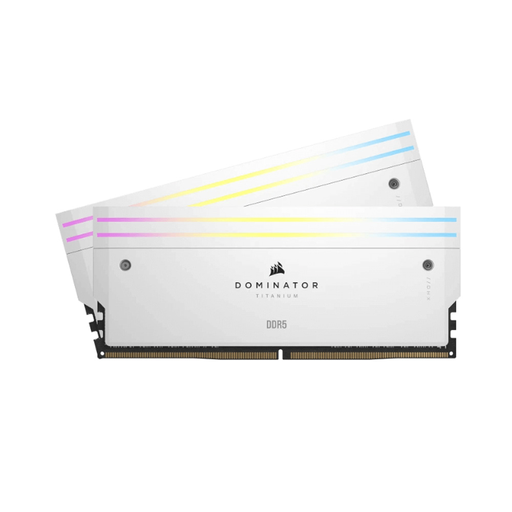 RAM Corsair DOMINATOR TITANIUM RGB 64GB (2x32GB) DDR5 6000MHz White (CMP64GX5M2B6000C30W)