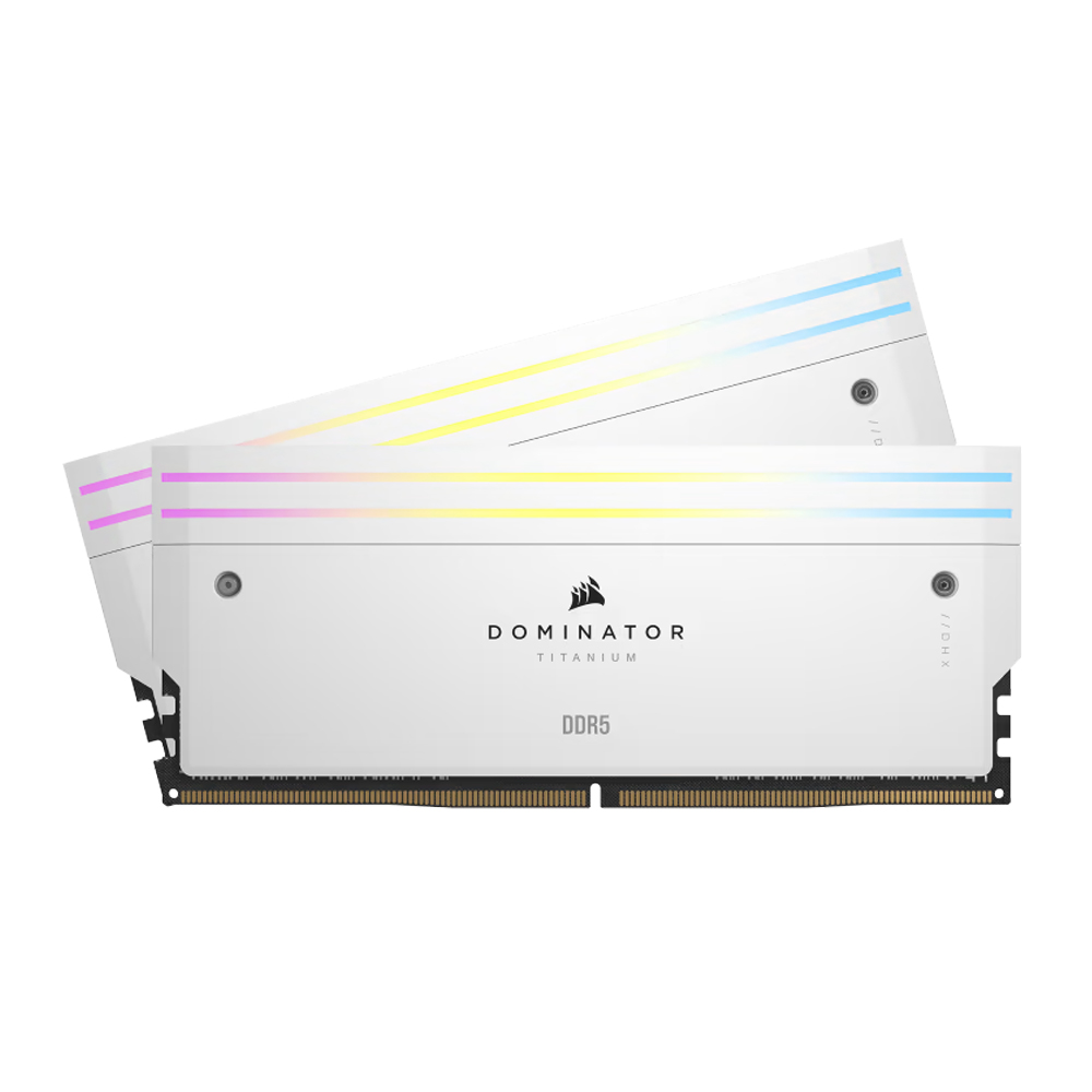 RAM Corsair DOMINATOR TITANIUM RGB 32GB (2x16GB) DDR5 6400MHz White (CMP32GX5M2B6400C32W)