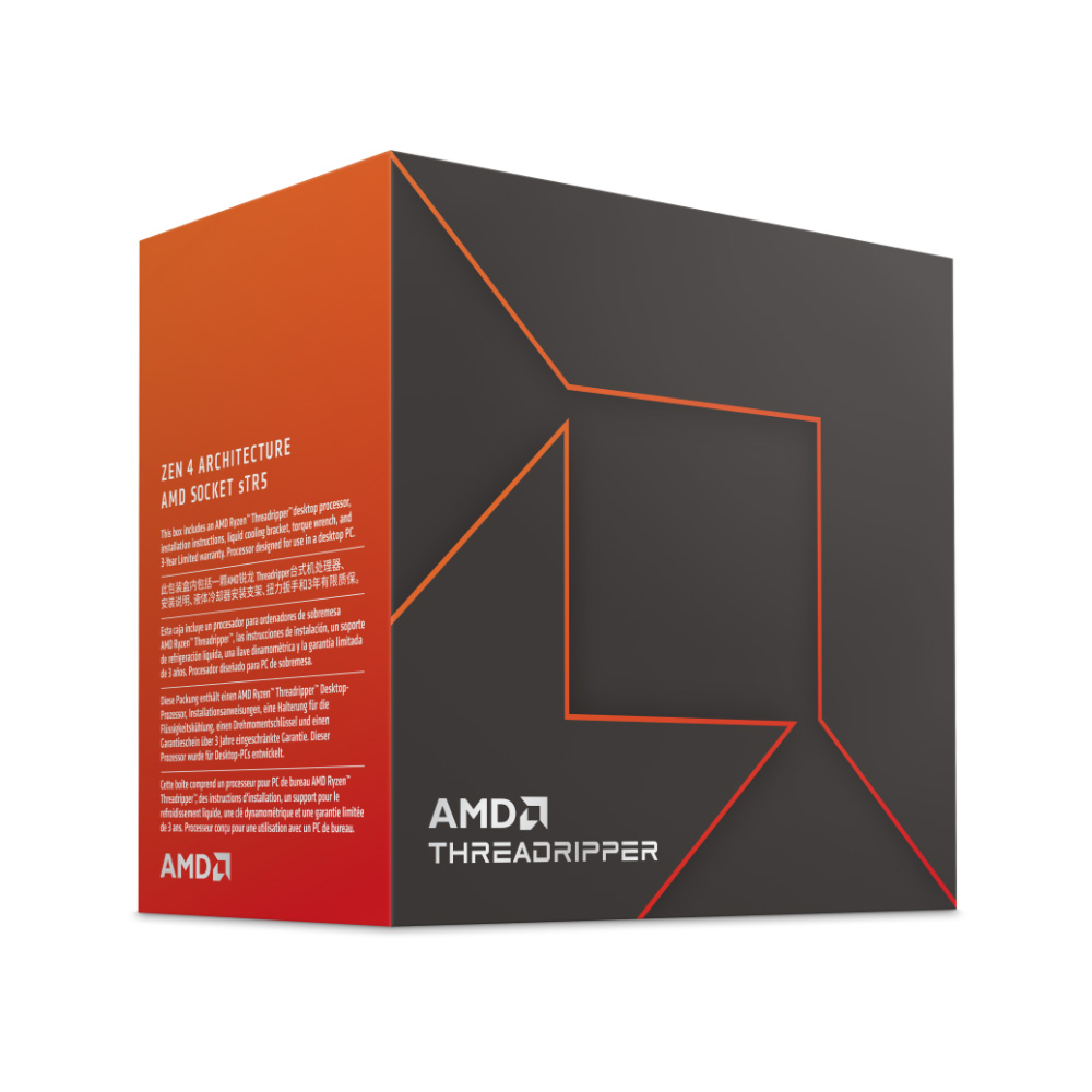 CPU AMD Ryzen Threadripper 7980X (256M Cache, Up to 5.1GHz, 64C128T, Socket sTR5)