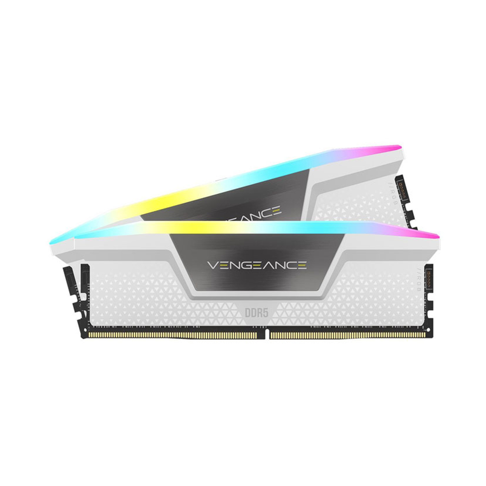 Ram Corsair VENGEANCE RGB 32GB (2x16GB) DDR5 bus 5600MHz White (CMH32GX5M2B5600C40W)