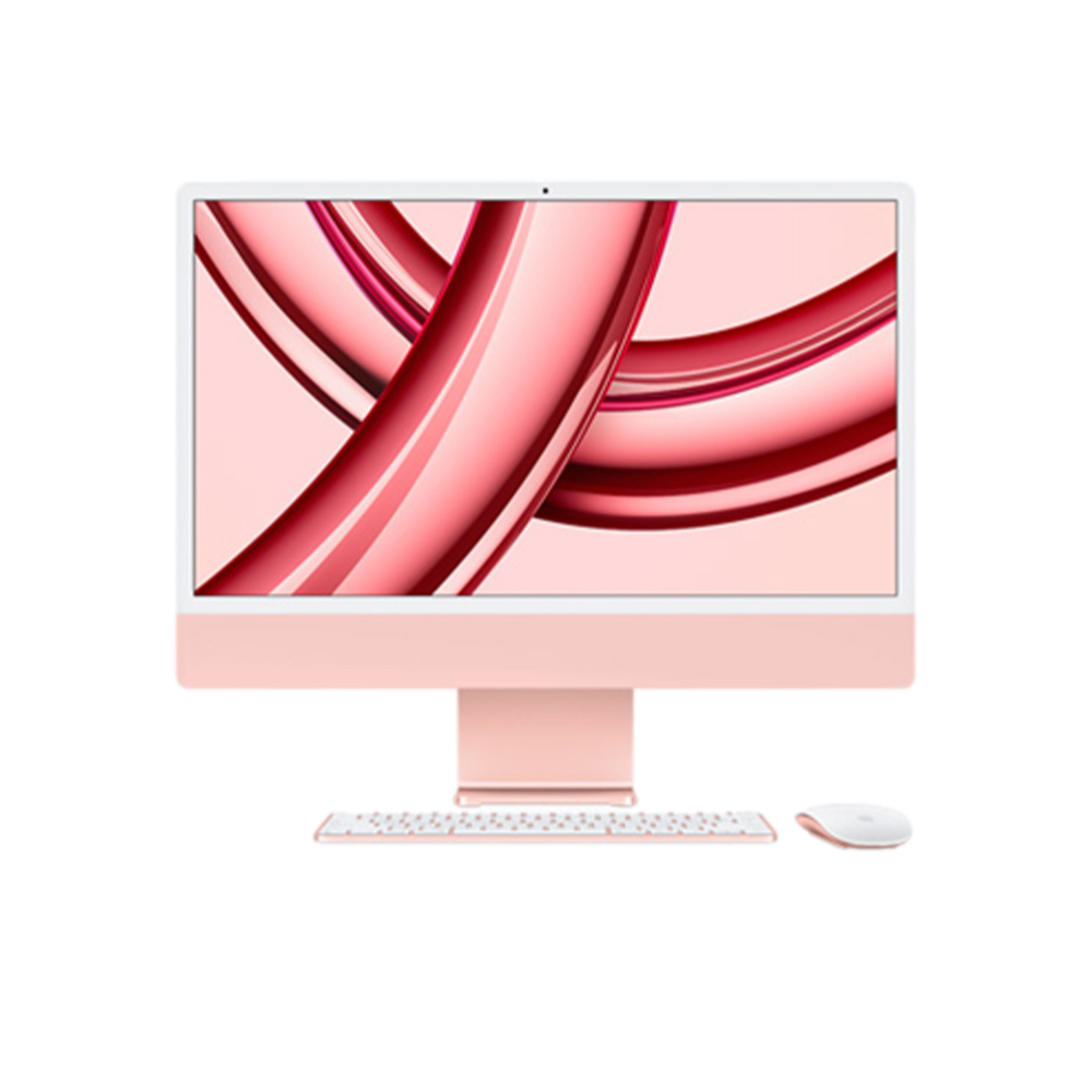 Máy tính All in One Apple iMac 24 inch M3 (8 CPU - 10 GPU - 8GB - 256GB) MQRT3SA/A - Pink | Chính Hãng Apple Việt Nam