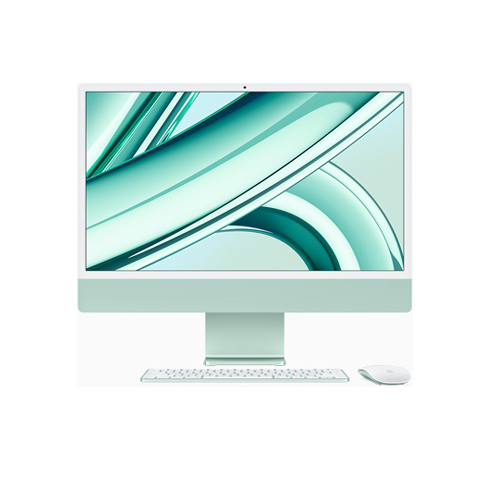 Máy tính All in One Apple iMac 24 inch M3 (8 CPU - 10 GPU - 8GB - 512GB) MQRP3SA/A - Green | Chính Hãng Apple Việt Nam