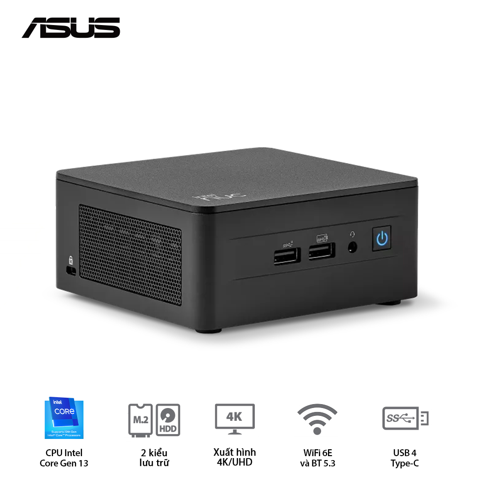 PC ASUS NUC Inter L6 RNUC13ANHI30000(1I)) (i3-1315U | Intel Core
