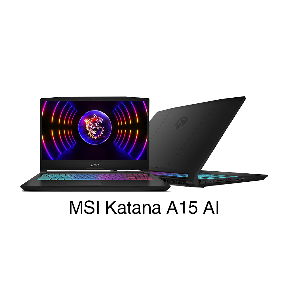 Laptop MSI Katana A15 AI B8VE 402VN (AMD Ryzen 7 8845HS | 16GB | 512GB | RTX 4050 GDDR6 6GB | 15.6 inch FHD | Win 11 | Đen)