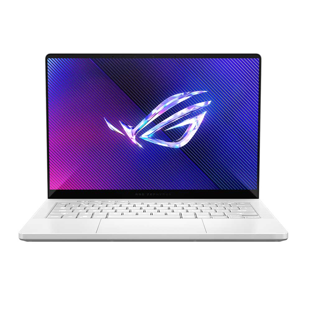 Laptop Asus Gaming ROG Zephyrus G14 GA403UU-QS101W (AMD Ryzen 9 8945HS | 32GB | 512GB | RTX 4050 6GB | 14 inch 3K OLED 120Hz | Win 11 | Trắng)