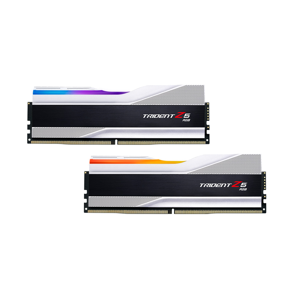 Ram Gskill Trident Z5 RGB 32GB (2x16GB) DDR5 6000Mhz Silver (F5-6000J3238F16GX2-TZ5RS)